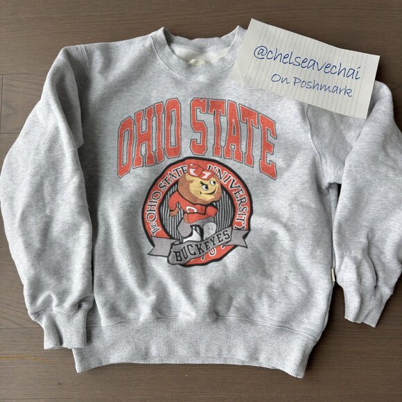 Vintage Ohio State Buckeyes Football Sweatshirt 90s Ohio State University Shirt - Picture 1 of 2